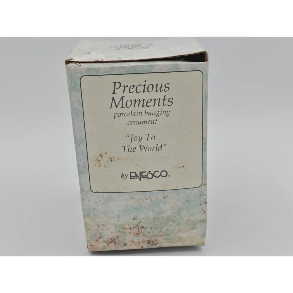 Precious Moments 150320 Joy To The World Enesco Angel Holding Horn Ornament 1995